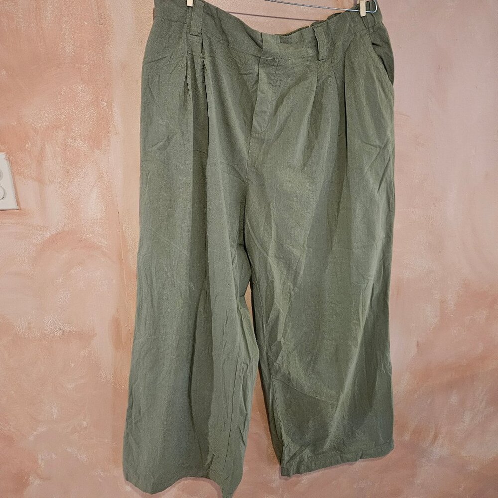 Halara high waisted wide legged pants with pockets 2XL